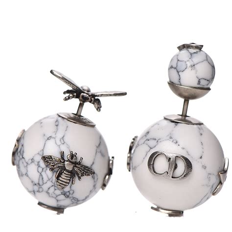 dior marble earrings|christian mise en Dior earrings.